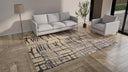 Natural & Silver Modern Wool Blend Rug - 8'3" x 10'4"