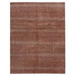 Brown Modern Wool Blend Rug - 8'3" x 10'3"