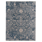 Blue Modern Wool Blend Rug - 8' x 10'1"