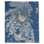 Blue Modern Wool Rug - 8'2" x 9'10"