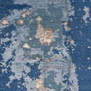 Blue Abstract Modern Wool Rug 8'2" x 9'10"
