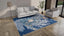 Blue Modern Wool Rug - 8'2" x 9'10"