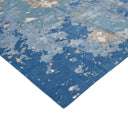 Blue Modern Wool Rug - 8'2" x 9'10"