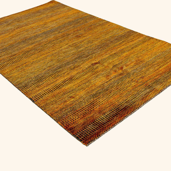 Hand-knotted Wool Rug - 8'4" x 5'3" Default Title