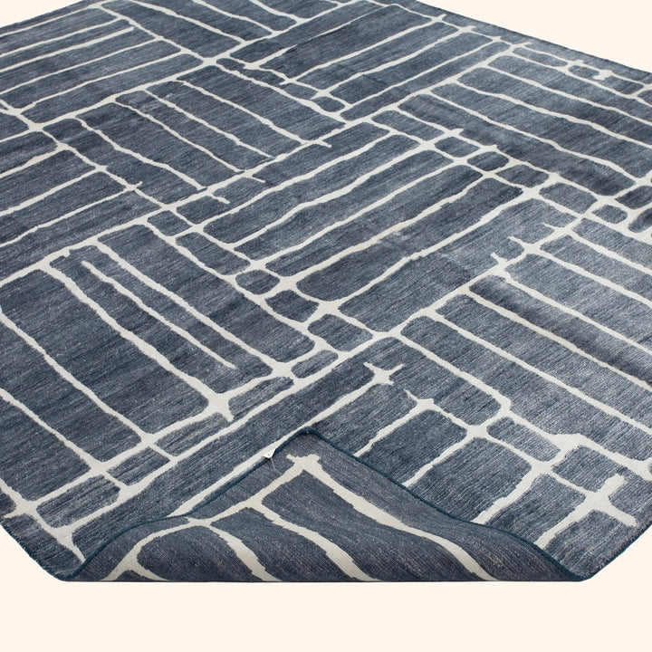 Hand-knotted Wool Rug - 10'2" x 8'1" Default Title