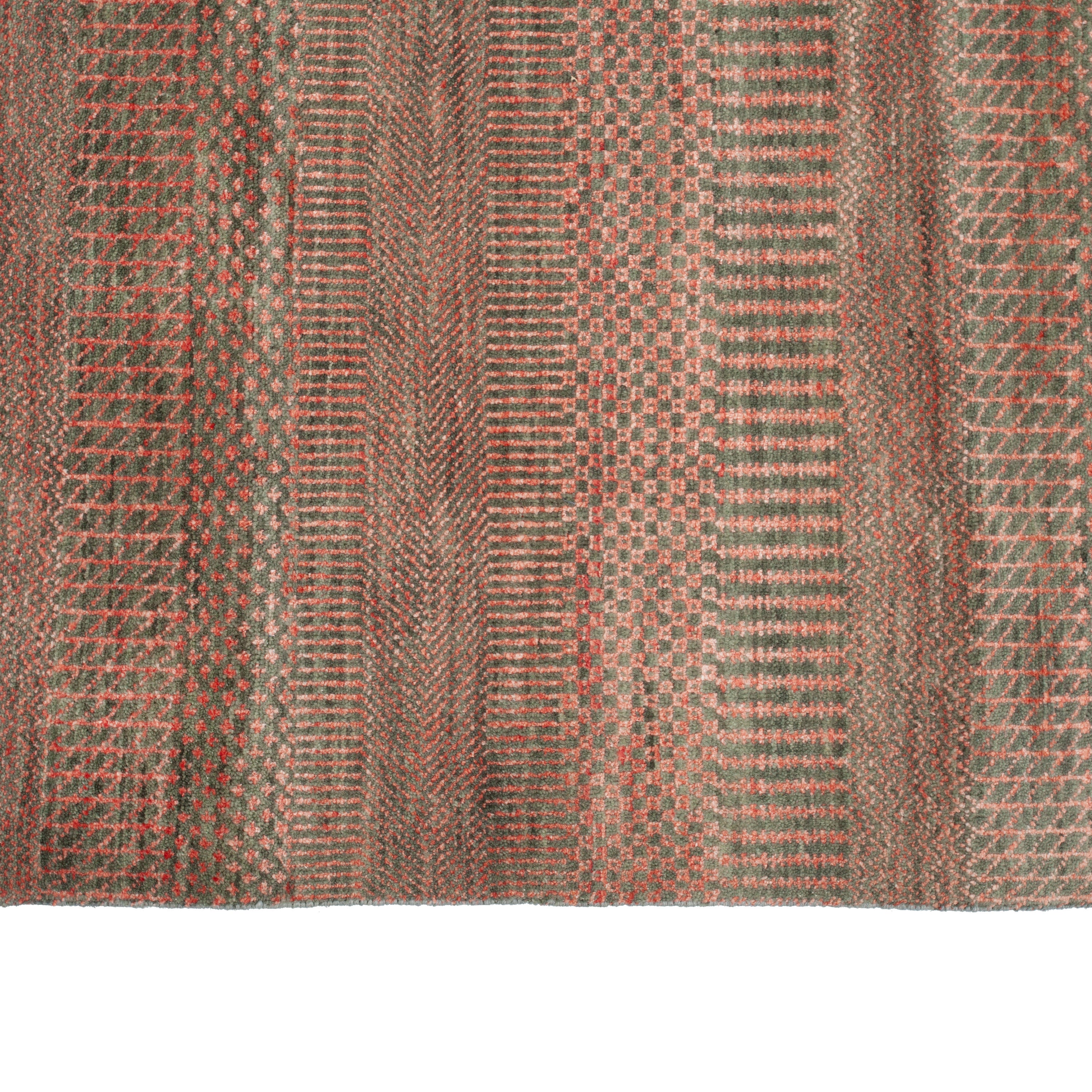 Hand-knotted Wool Rug - 9'4" x 6'1" Default Title