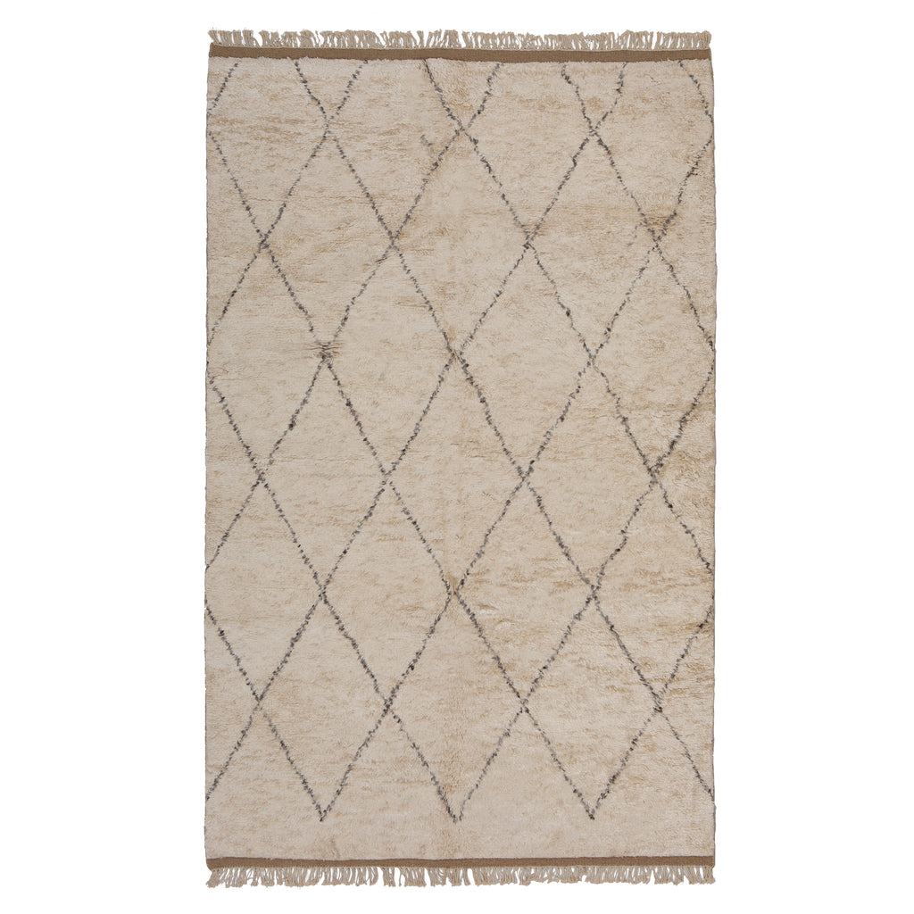 Hand-knotted Wool Rug - 8'1" x 5'1" Default Title