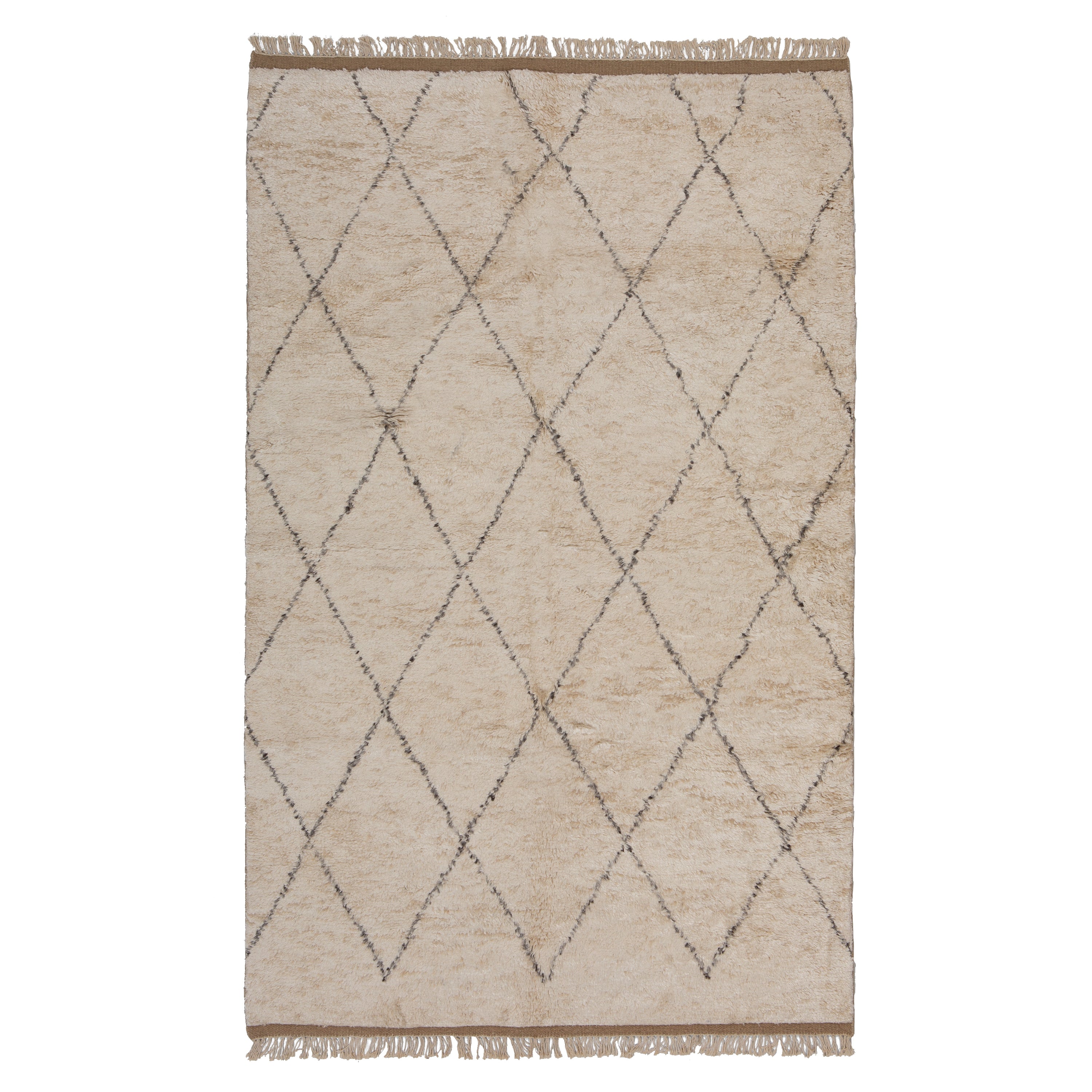 Hand-knotted Wool Rug - 8'1" x 5'1" Default Title