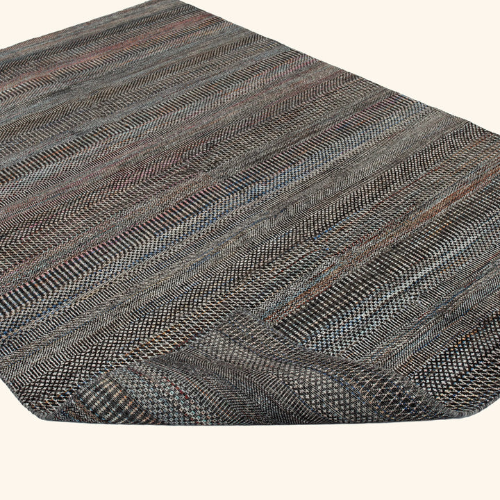 Hand-knotted Wool Rug - 8'10" x 6'1" Default Title