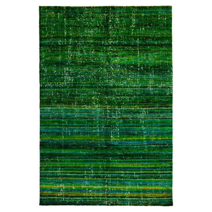 Hand-knotted Wool Rug - 9'1" x 6'1" Default Title