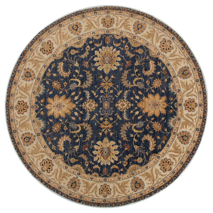 Hand-knotted Wool Rug - 12'1" x 12' Default Title