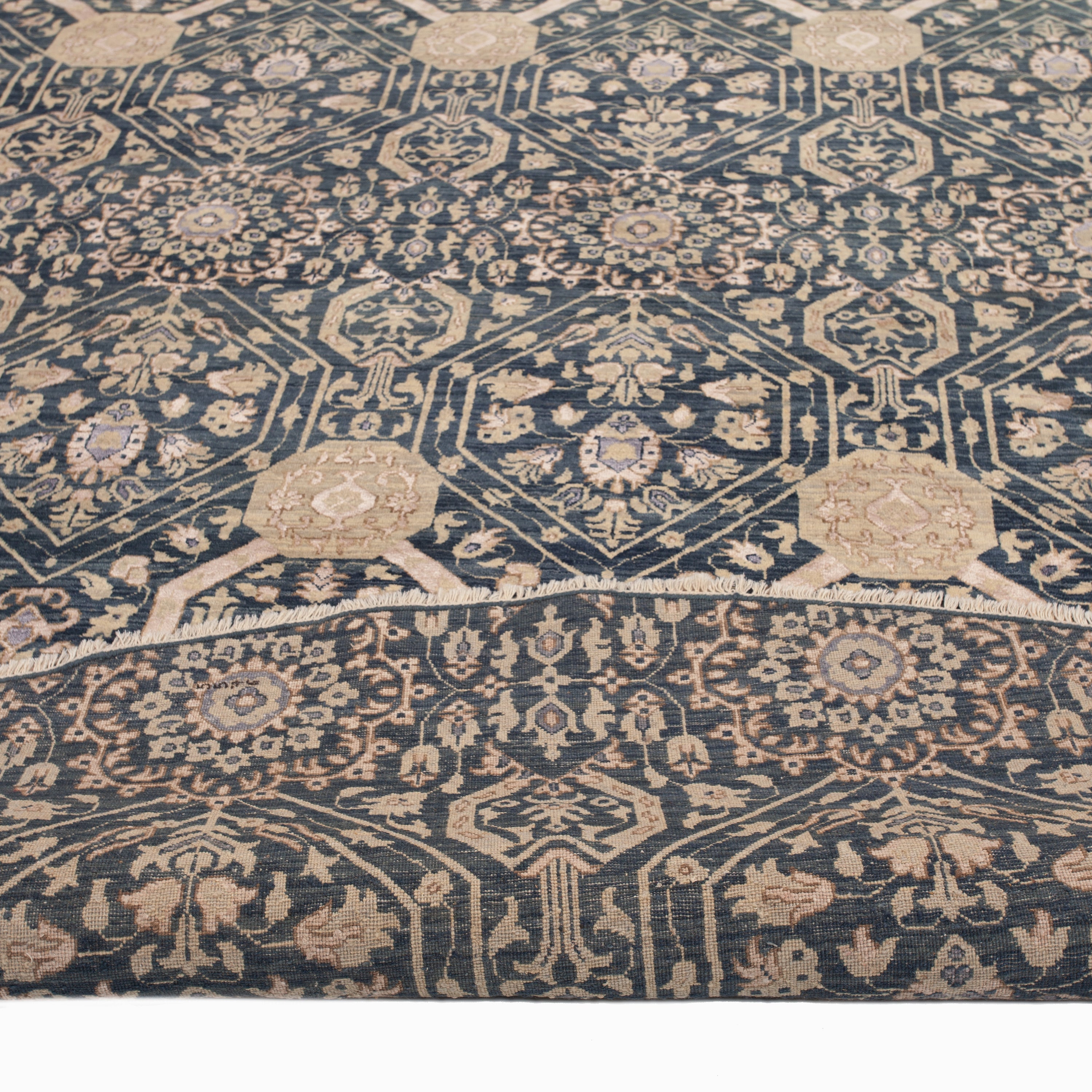 Hand-knotted Wool Rug - 12' x 12' Default Title