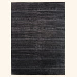 Black Modern Wool Rug - 10'1" x 13'10"