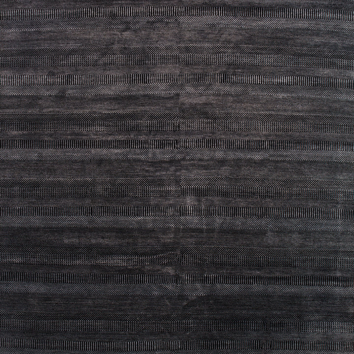 Black Modern Wool Rug - 10'1" x 13'10"