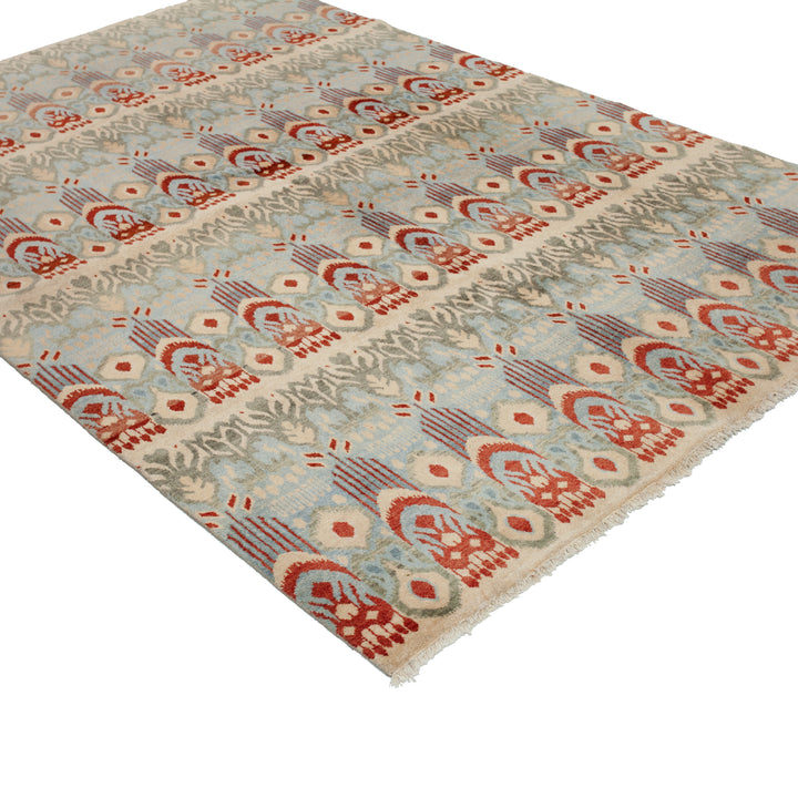 Hand-knotted Wool Rug - 9'1" x 6'1" Default Title