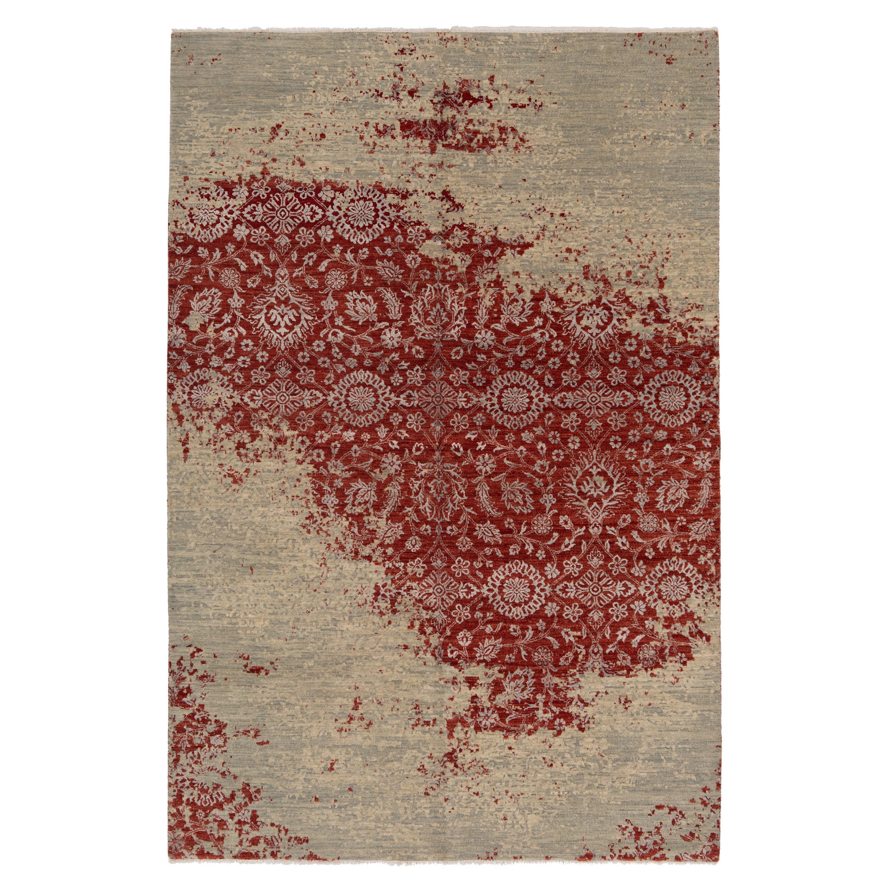 Hand-knotted Wool Rug - 9'1" x 6'1" Default Title