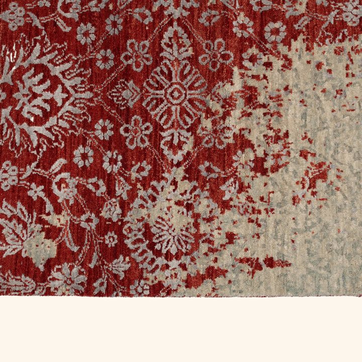 Hand-knotted Wool Rug - 9'1" x 6'1" Default Title