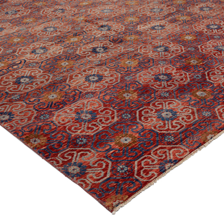 Hand-knotted Wool Rug - 14'1" x 10'1" Default Title