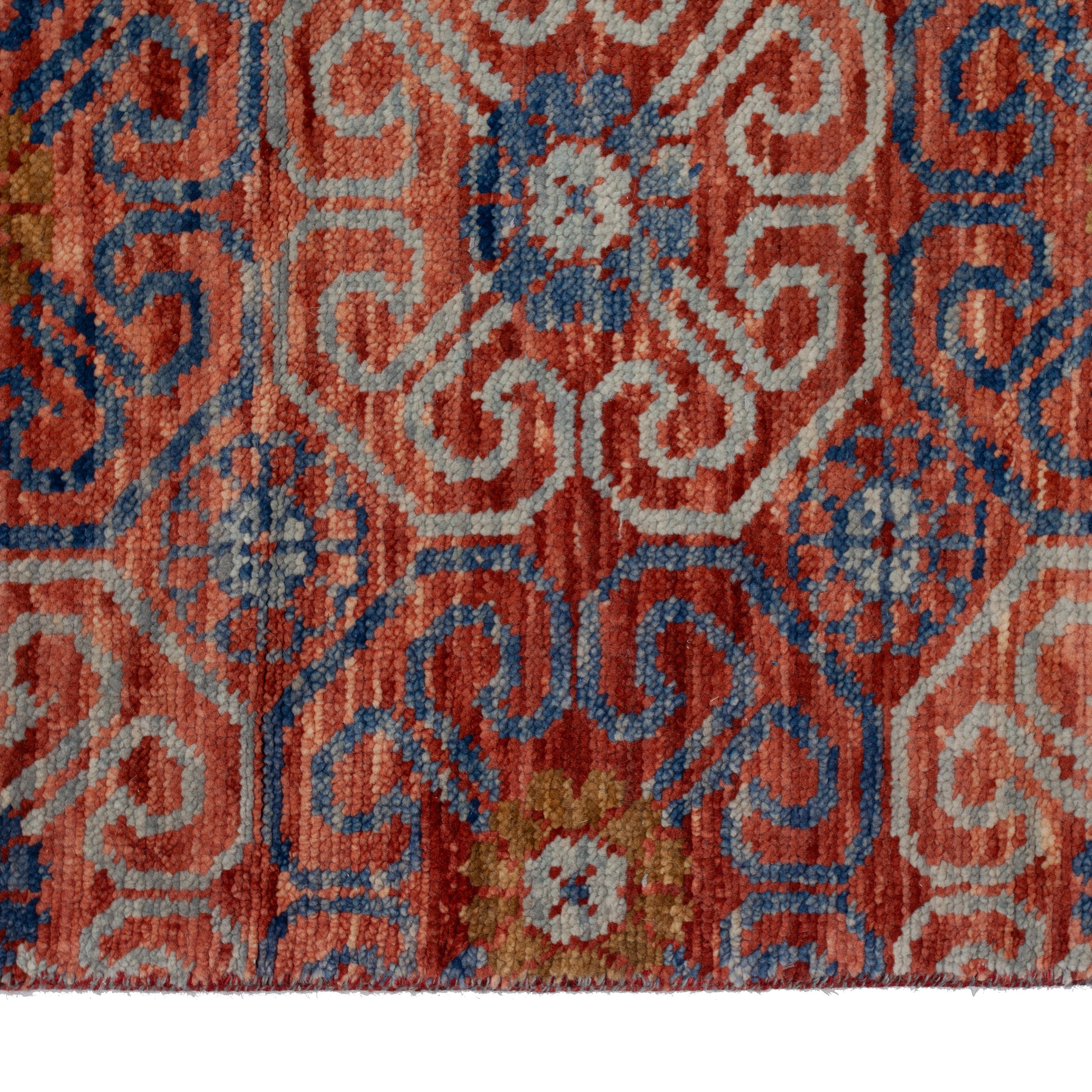 Hand-knotted Wool Rug - 14'1" x 10'1" Default Title