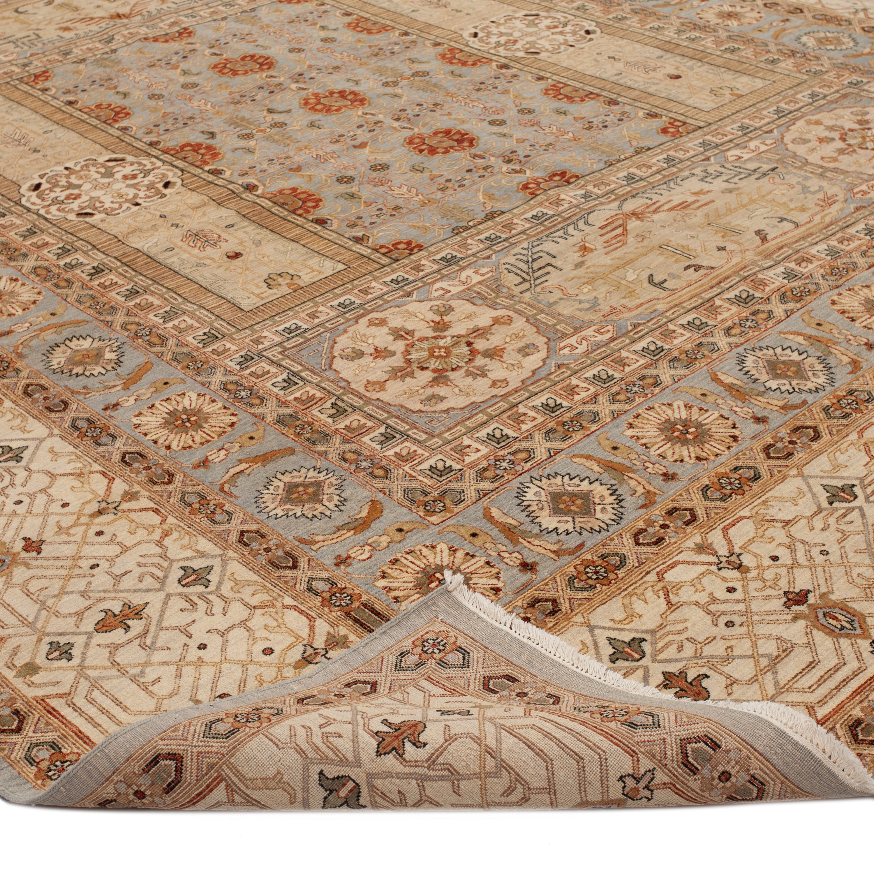 Hand-knotted Wool Rug - 15'3" x 12'2" Default Title