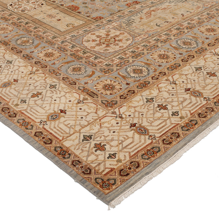 Hand-knotted Wool Rug - 15'3" x 12'2" Default Title