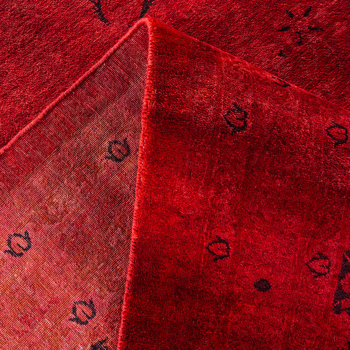 Red Samsara Wool Rug - 11'10" x 15'3"