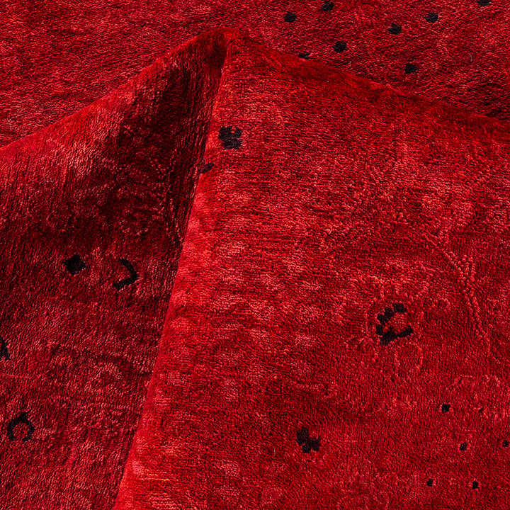 Red Samsara Wool Rug - 11'10" x 15'3"