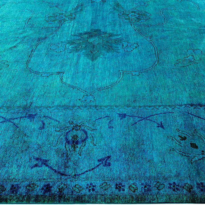 Blue Samsara Wool Rug - 11'6" x 17'8"