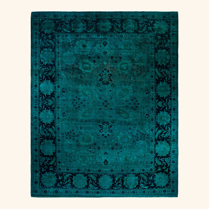 Green Samsara Wool Rug - 11'10" x 15'3"