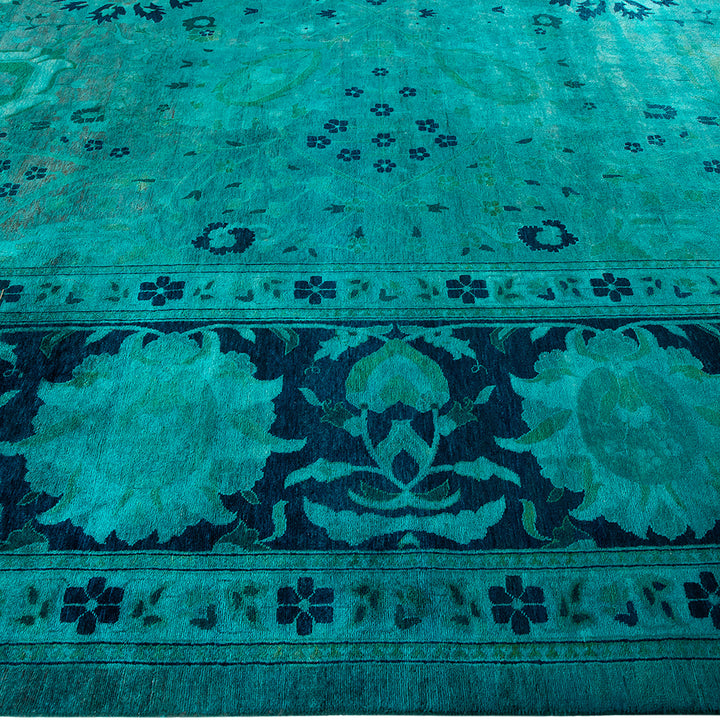Green Samsara Wool Rug - 11'10" x 15'3"