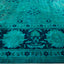 Green Overdyed Wool Rug - 11'10" x 15'3"