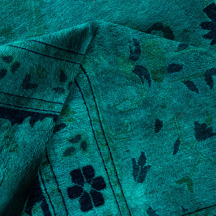 Green Samsara Wool Rug - 11'10" x 15'3"
