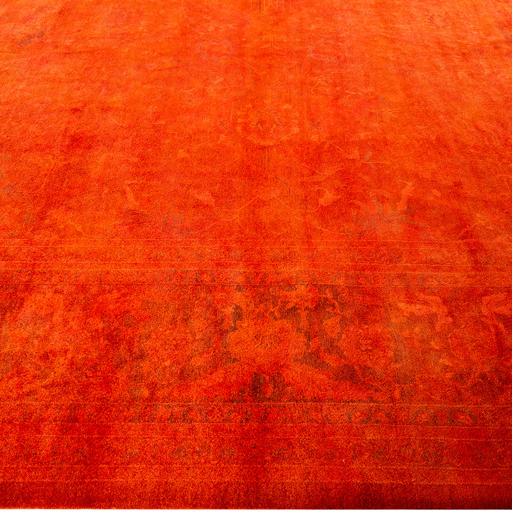Orange Samsara Wool Rug - 12'2" x 15'1"