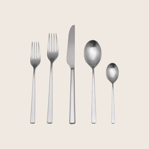 Atena Flatware, Ice Finish 5 Piece