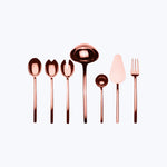 Due Serveware, Mirror Finish Bronzo / Full Serving Set (7 Piece)