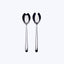 Linea Serveware, Mirror Finish Stainless Steel / Salad Servers (Fork & Spoon)
