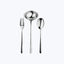Linea Serveware, Mirror Finish Stainless Steel / 3 Piece Serving Set (Fork, Spoon, Ladle)