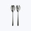 Linea Serveware, Mirror Finish Oro Nero / Salad Servers (Fork & Spoon)