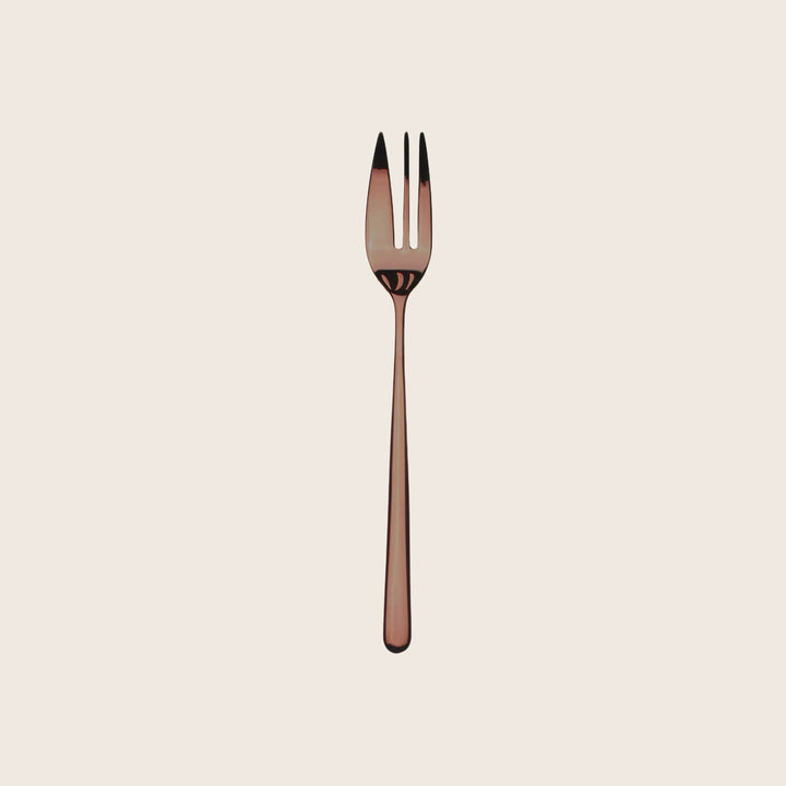 Linea Flatware, Mirror Finish Bronzo / Cake For Set (6 Piece)