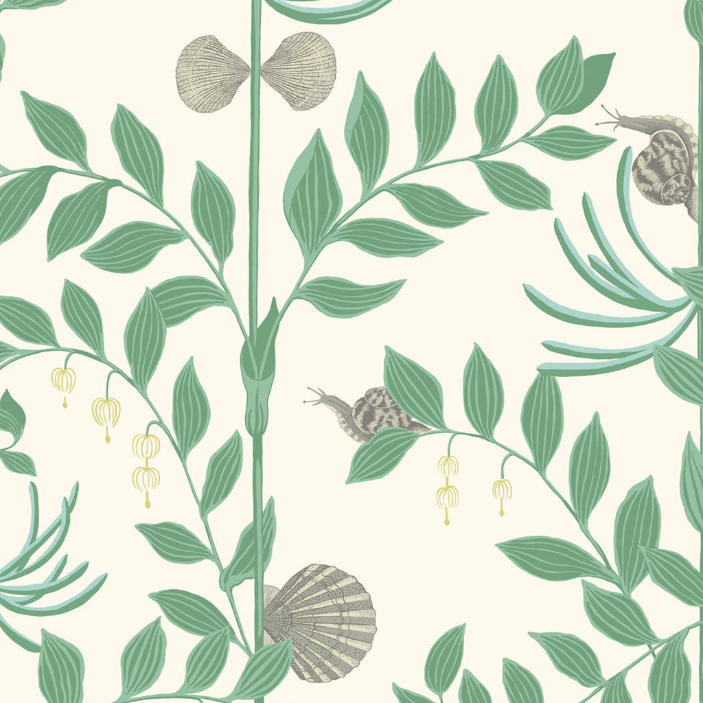 Secret Garden Wallpaper, 11 yard roll Dark Green