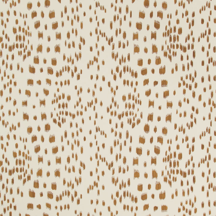 Les Touches Wallpaper, 12 yard roll Tan