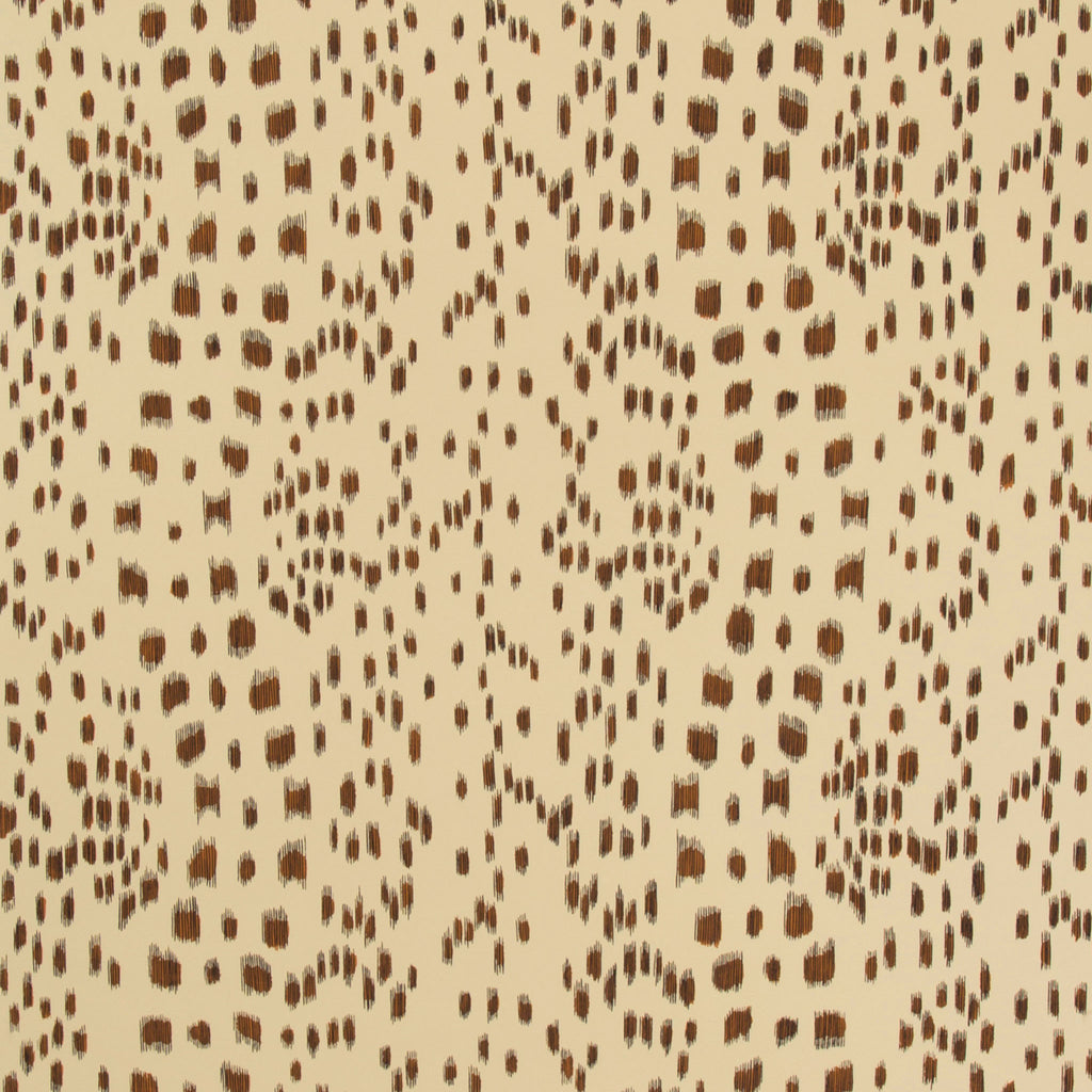 Les Touches Wallpaper, 12 yard roll Brown