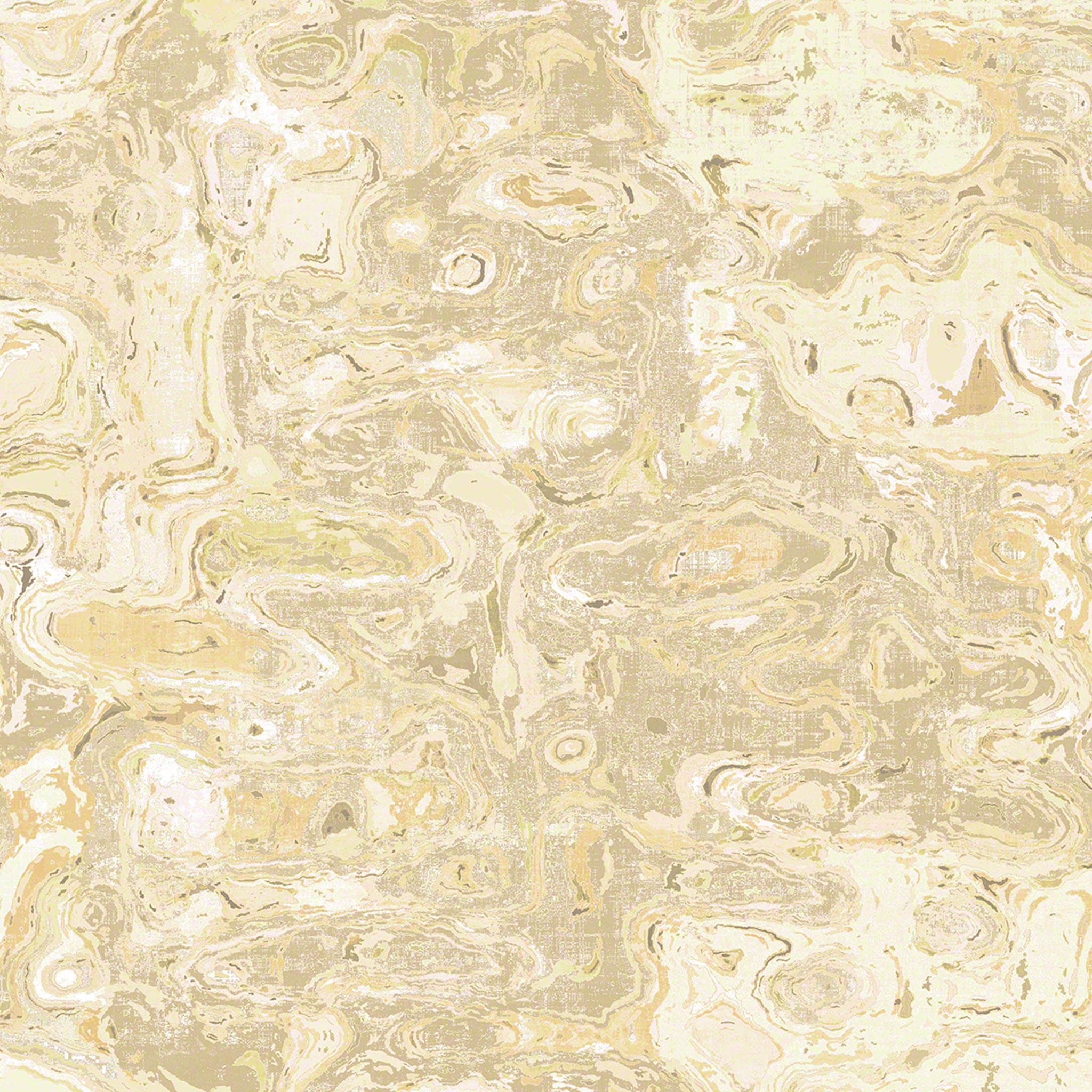 Lavalamp Wallpaper, 1 yard roll Gold