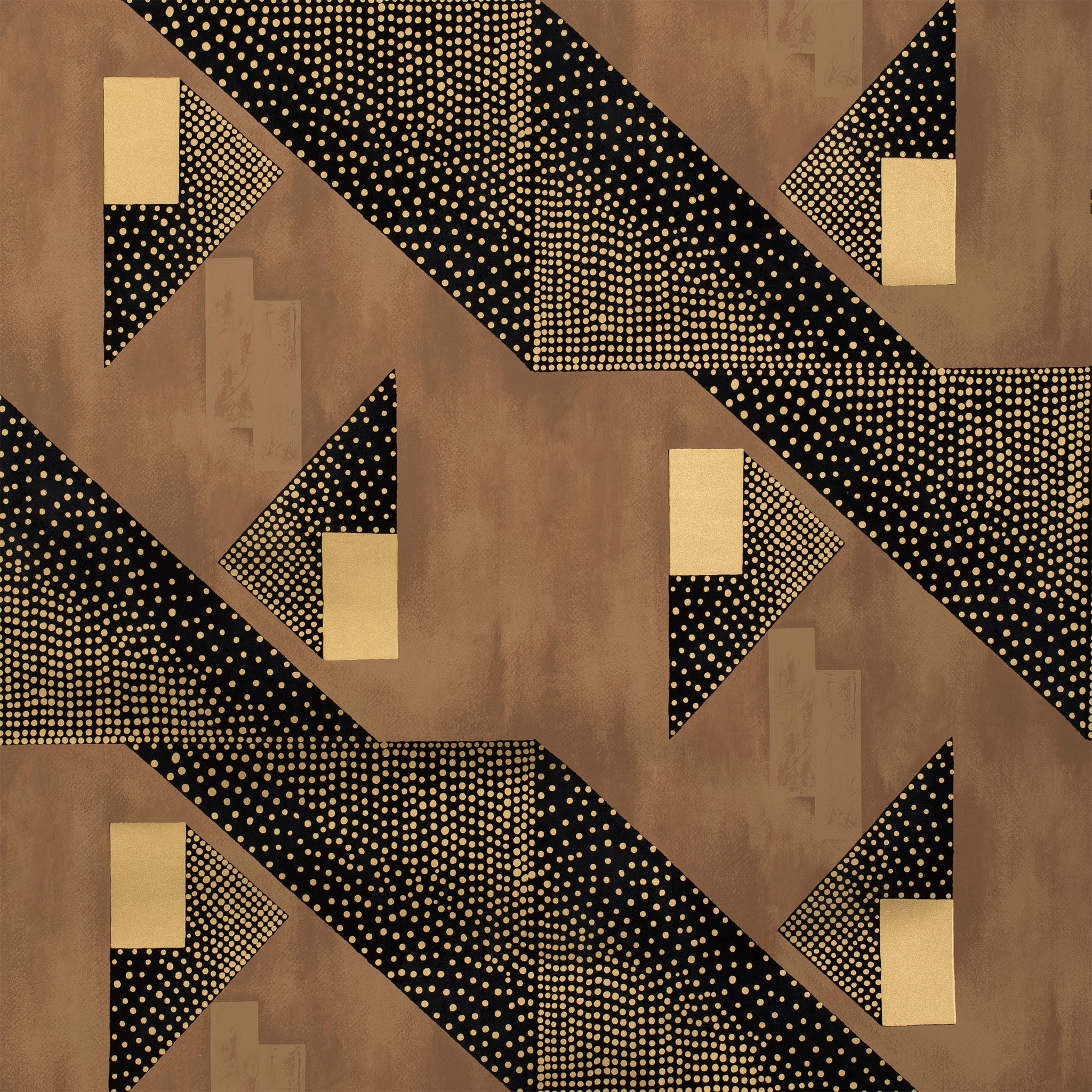 Metallic Geometric Wallpaper, 10 yard roll