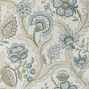 Amelia Floral Wallpaper, Aqua Sage