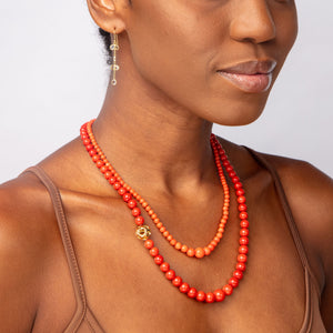 Italian Coral Beads - hover