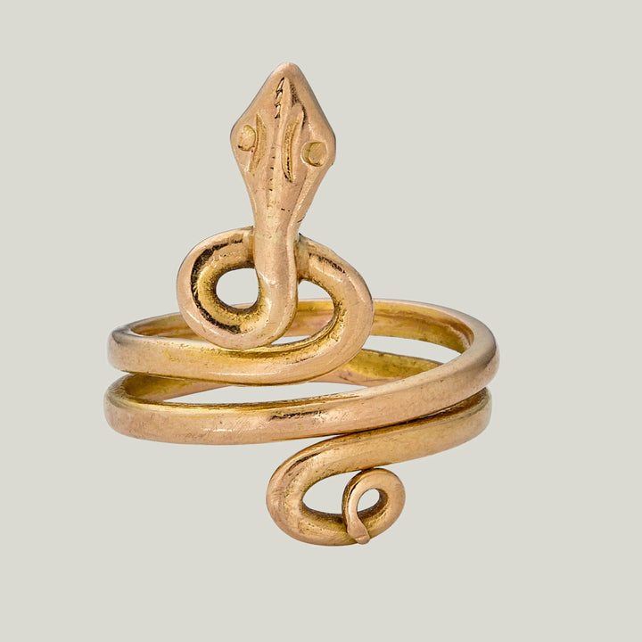 English vintage snake ring