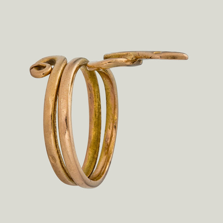 English vintage snake ring