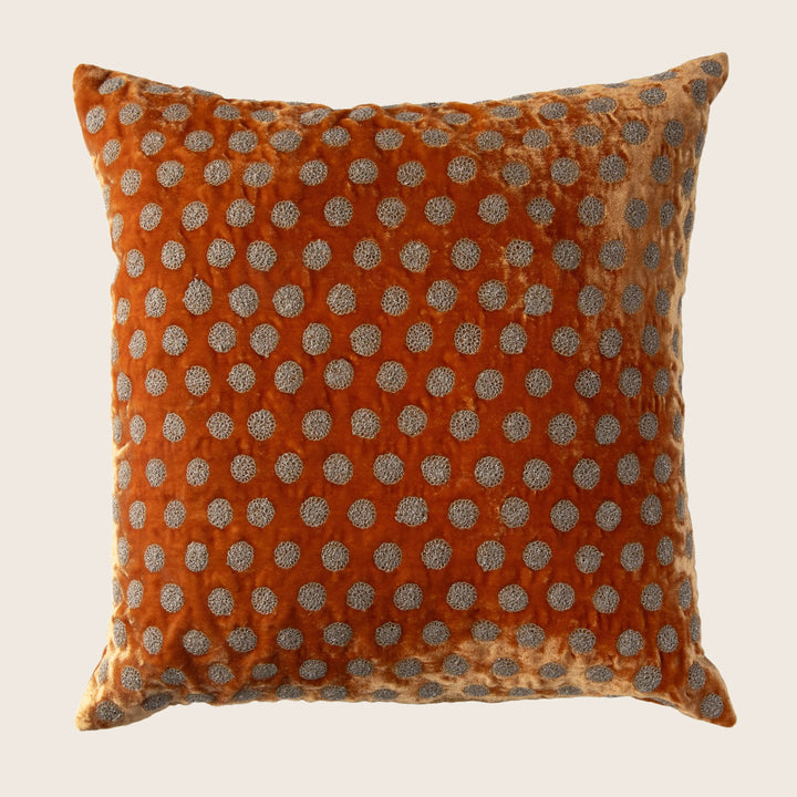 Medal Pillow Dark Tangerine
