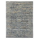 Blue & Grey Transitional Wool Rug - 9' x 12'